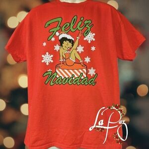 Feliz Navidad Betty Boop Shirt